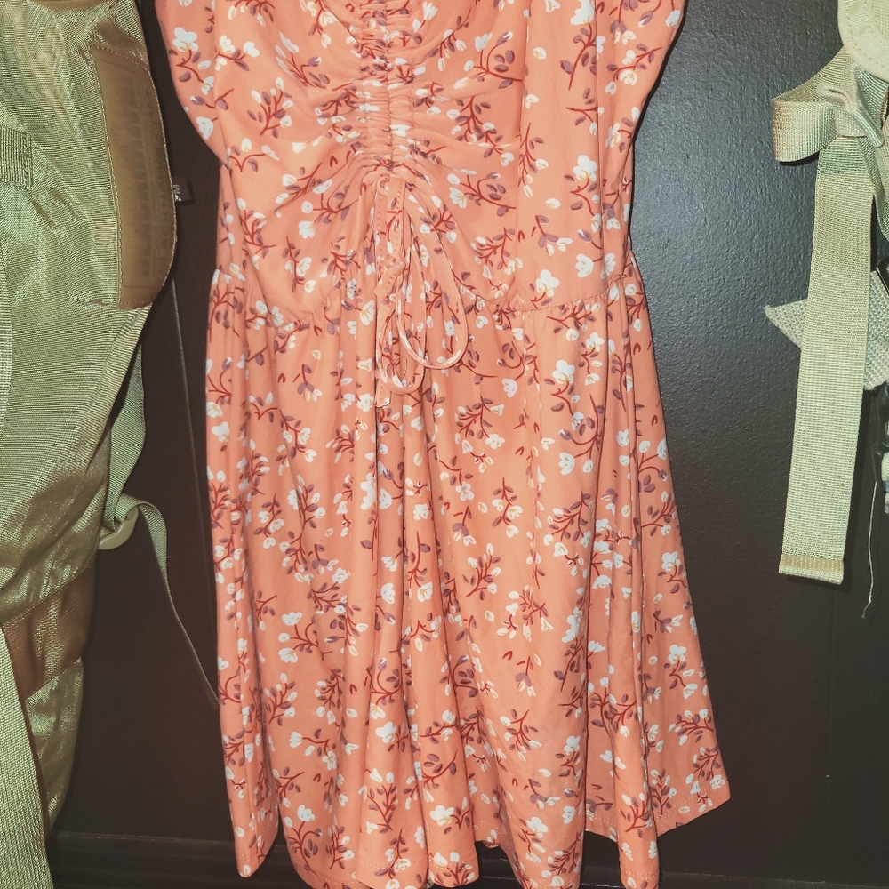 Peach Romper Shorts